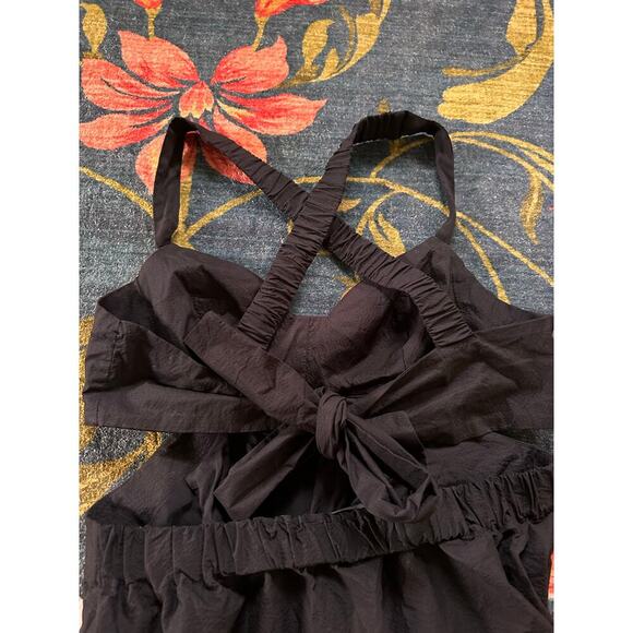 NWT Anthropologie Maeve Babydoll Mini Pleated Cutout Dress Size 4 - Picture 7 of 9